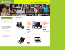 Tablet Screenshot of academic.com.sg