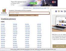 Tablet Screenshot of crustacea.academic.ru